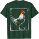 Chicken Painting Drawing Animal Art Graphic Chicken T-Shirt - T-Shirt | Forest