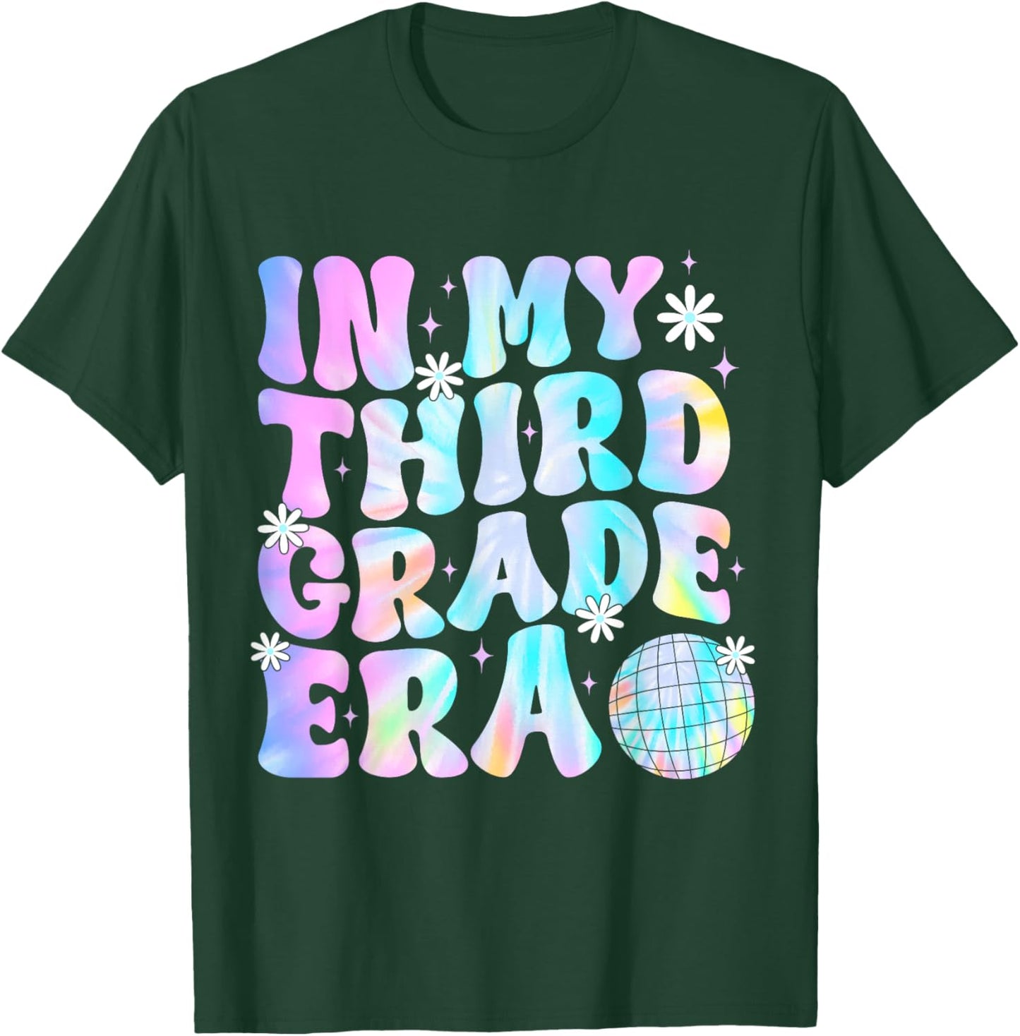 In My Third Grade Era Back To School 3rd Grade Boys Girls T-Shirt - T-Shirt | Forest
