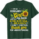 I'm A February Sunflower Girl Queen Born On February T-Shirt - T-Shirt | Forest