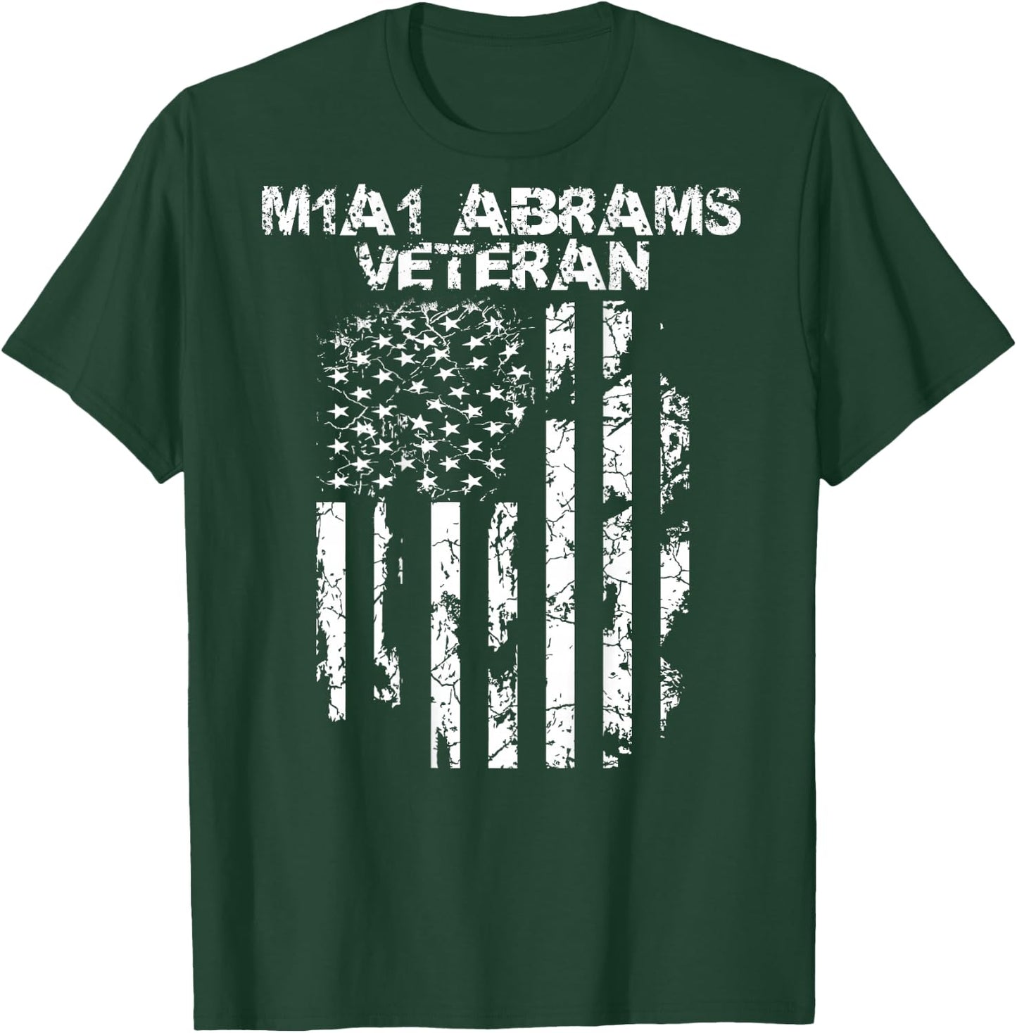 M1A1 Abrams Tank Veteran T-Shirt - T-Shirt | Forest