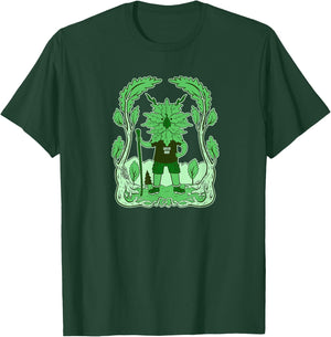 Mystic Green Man Nature Pagan Outdoors Forest Wilderness T-Shirt - T-Shirt | Forest
