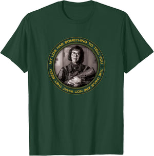 Twin Peaks Log Lady Has Something To Tell You T-Shirt - T-Shirt | Forest
