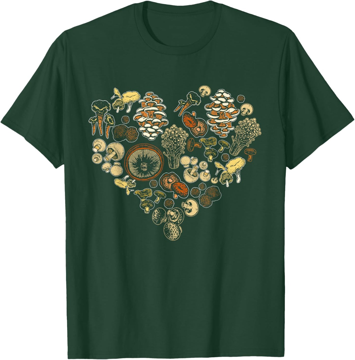 Mushroom Shirt Hunting Foraging Design Fungi Mushroom Hunter T-Shirt - T-Shirt | Forest