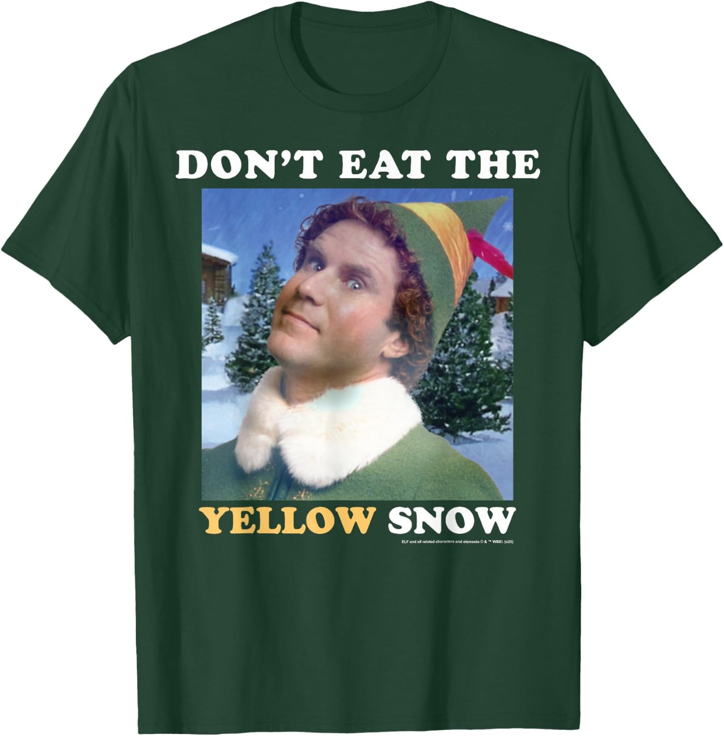 Elf Don't Eat The Yellow Snow T-Shirt - T-Shirt | Forest