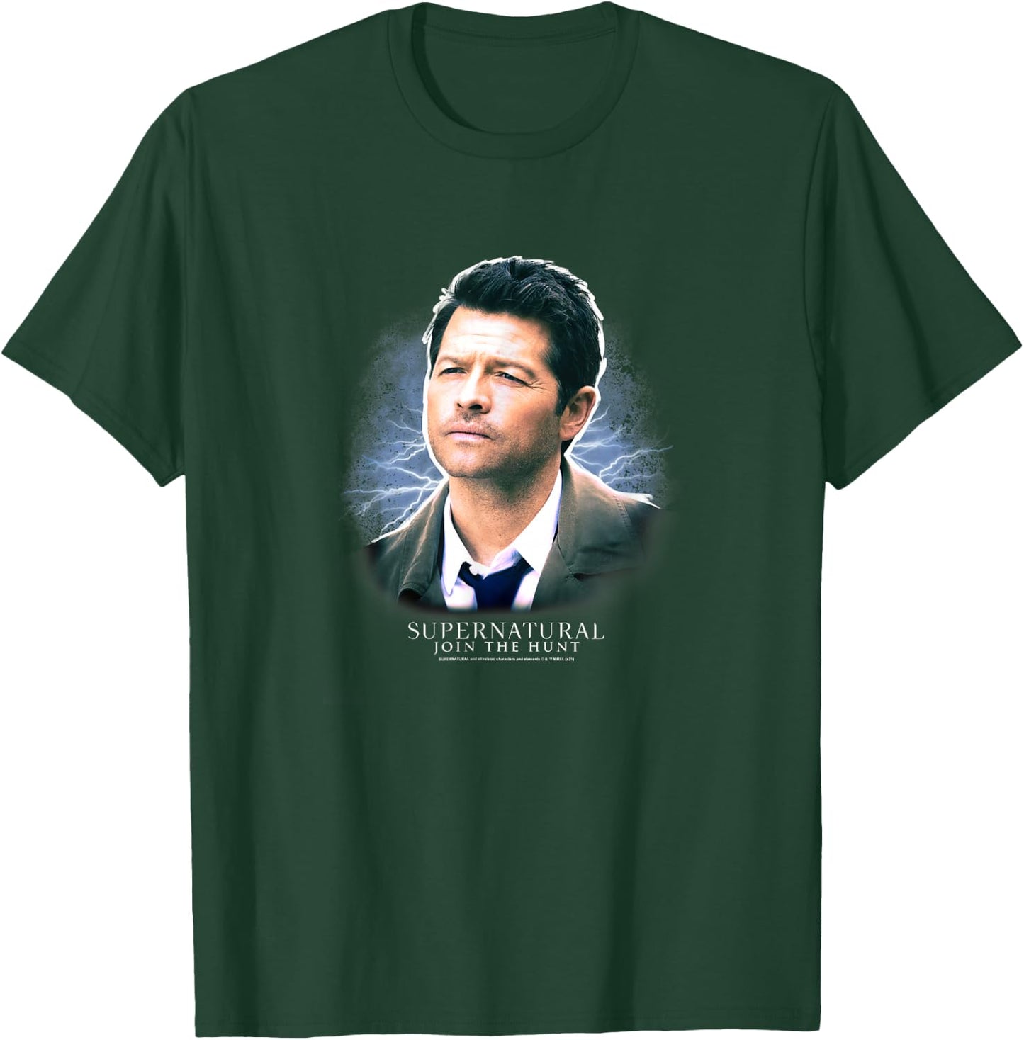 Supernatural Castiel Join The Hunt Vignette T-Shirt - T-Shirt | Forest