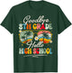 Groovy Goodbye 8th Grade Hello High School Summer Student T-Shirt - T-Shirt | Forest