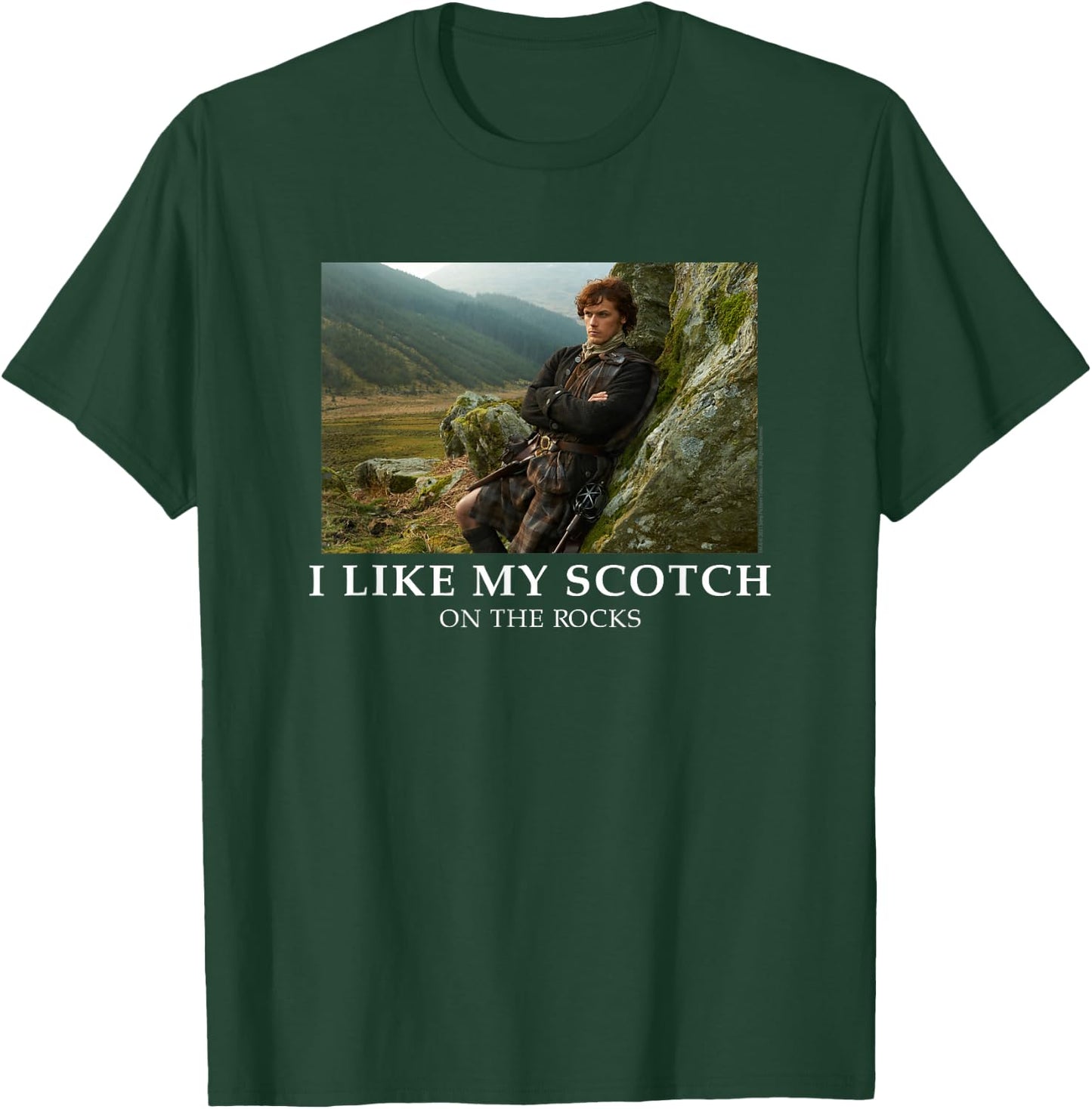 Outlander Scotch on The Rocks T-Shirt - T-Shirt | Forest