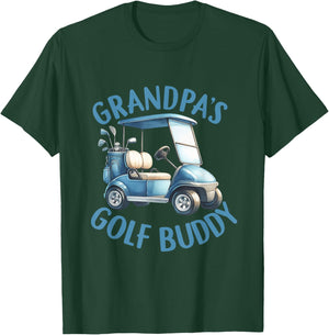 Grandpa's Gold Buddy Birthday Boy Golf Themed Matching Party T-Shirt - T-Shirt | Forest