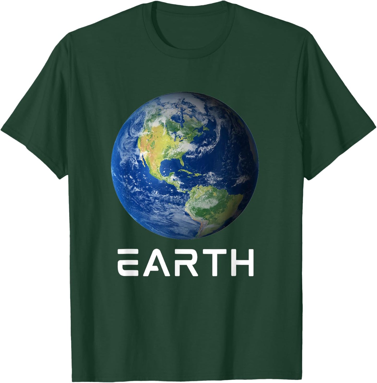 Solar System 3rd Planet Earth Outer Space T-Shirt - T-Shirt | Forest