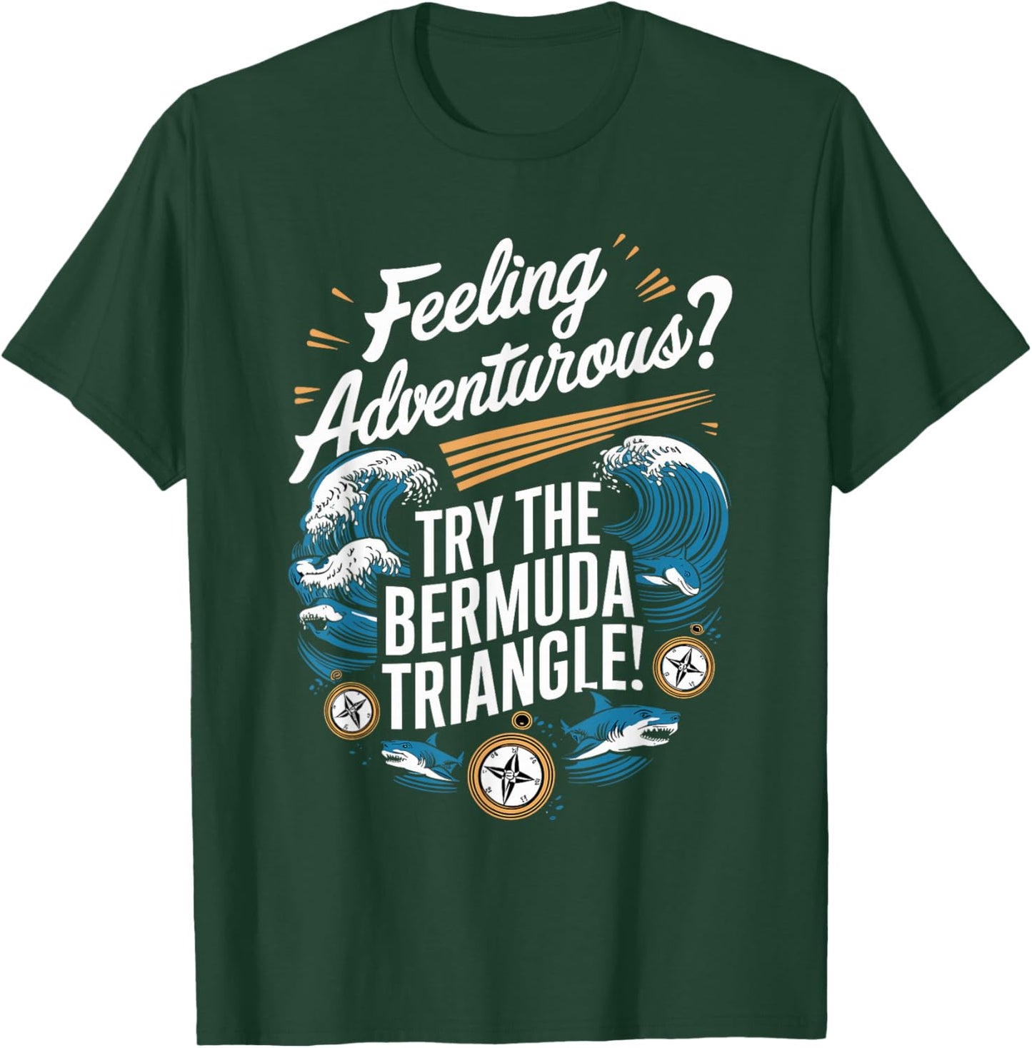 Bermuda Triangle Mysterious Disappearances Unexplained T-Shirt - T-Shirt | Forest