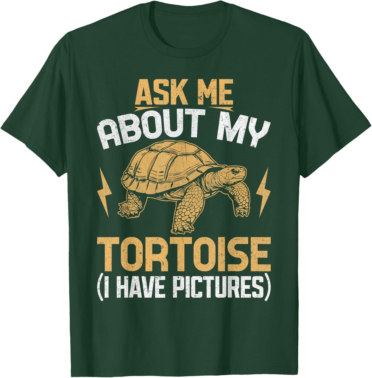 Ask Me About My Tortoise Mom Dad Reptile Owner Funny T-Shirt - T-Shirt | Forest