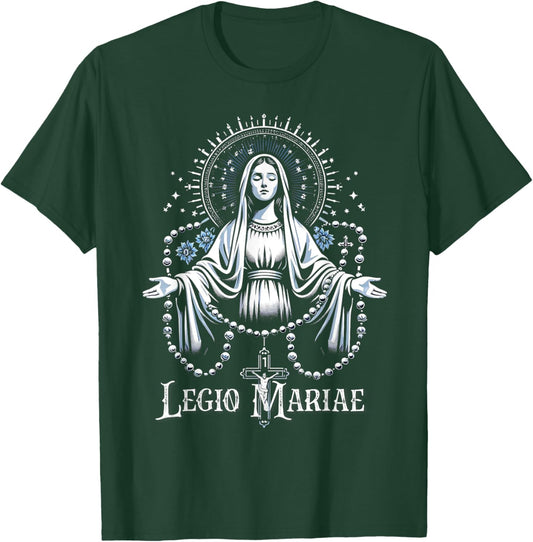 Legion Of Mary Our Lady Catholic T-Shirt - T-Shirt | Forest