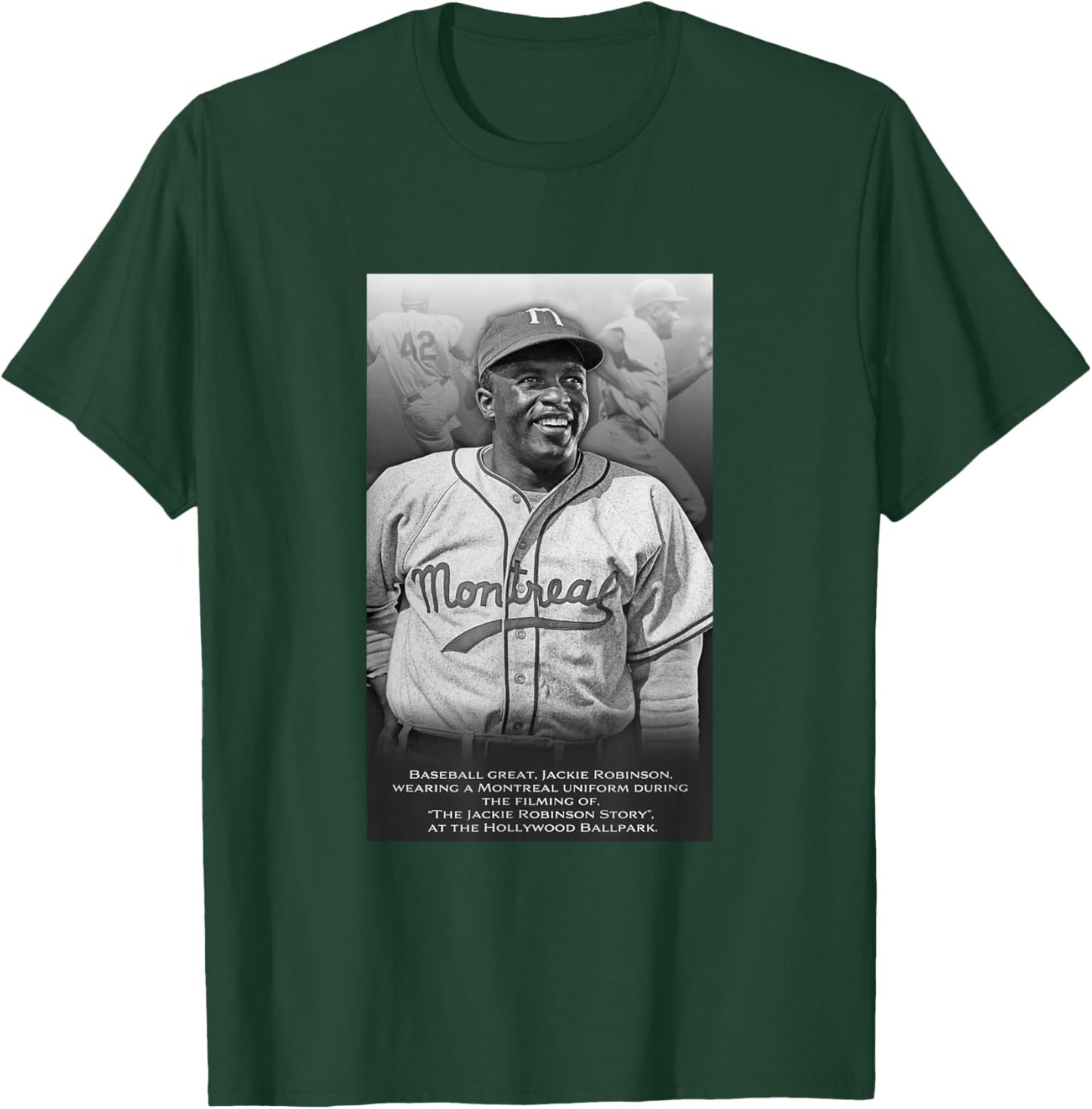 Jackie Robinson_Baseball_030 T-Shirt - T-Shirt | Forest