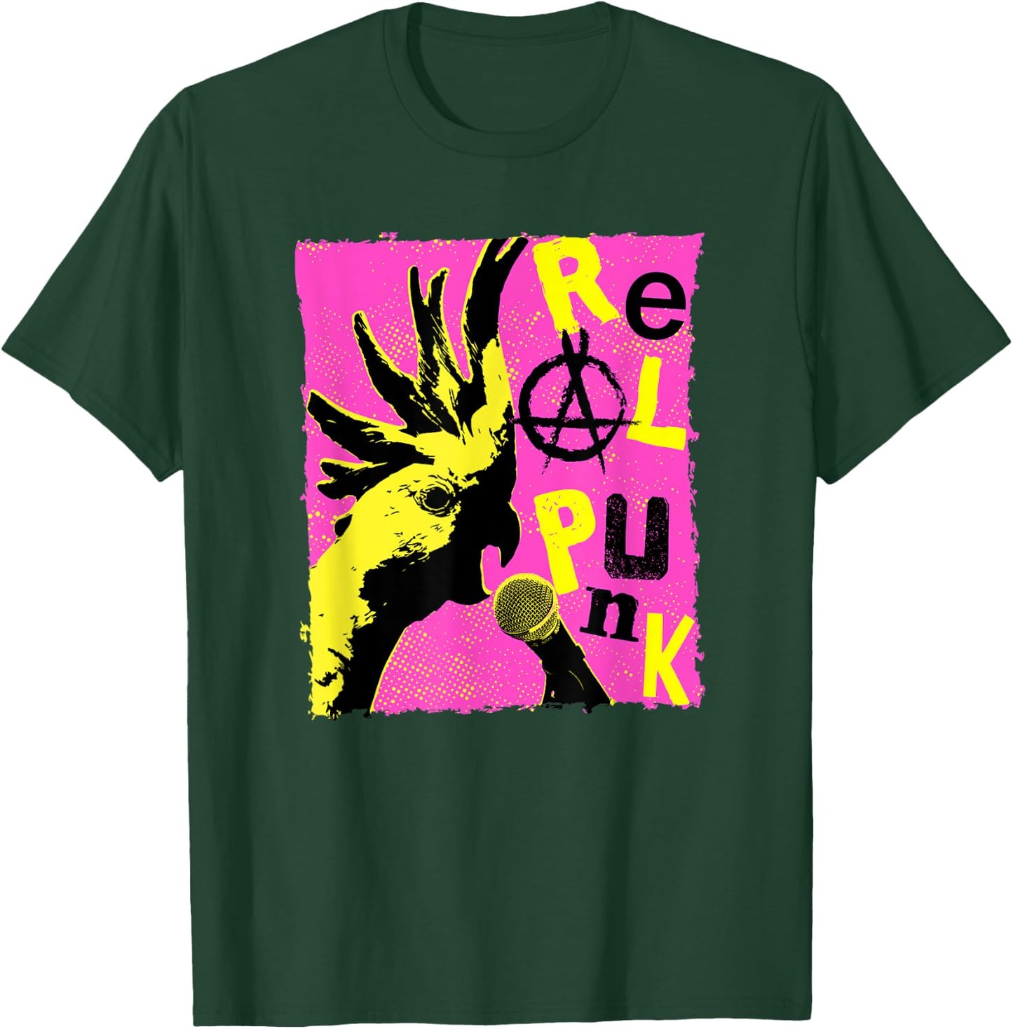 Real Punk - Cockatoo T-Shirt - T-Shirt | Forest