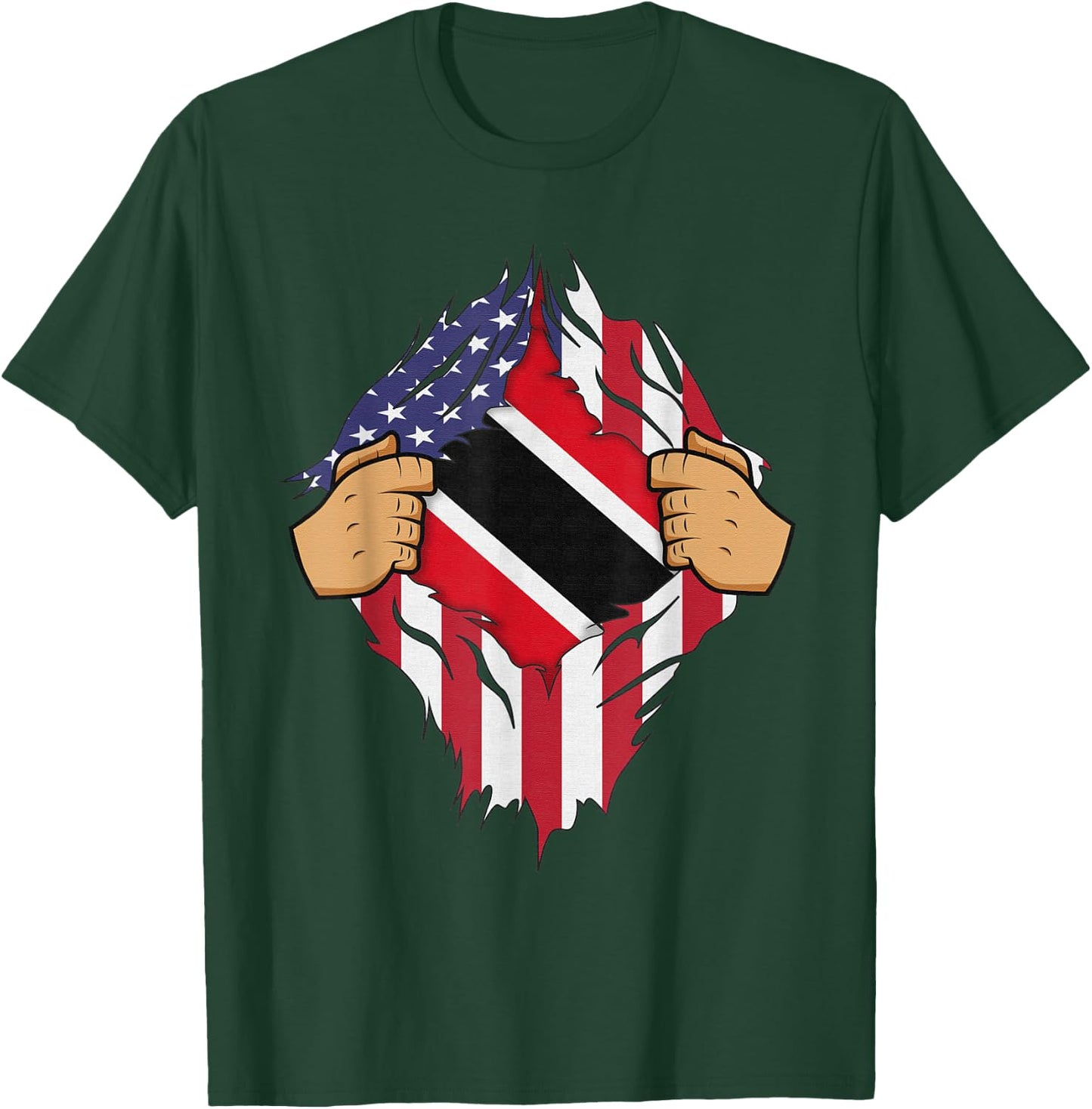 TRINIDAD AND TOBAGO FLAG Men Women Kids Gift T-Shirt - T-Shirt | Forest