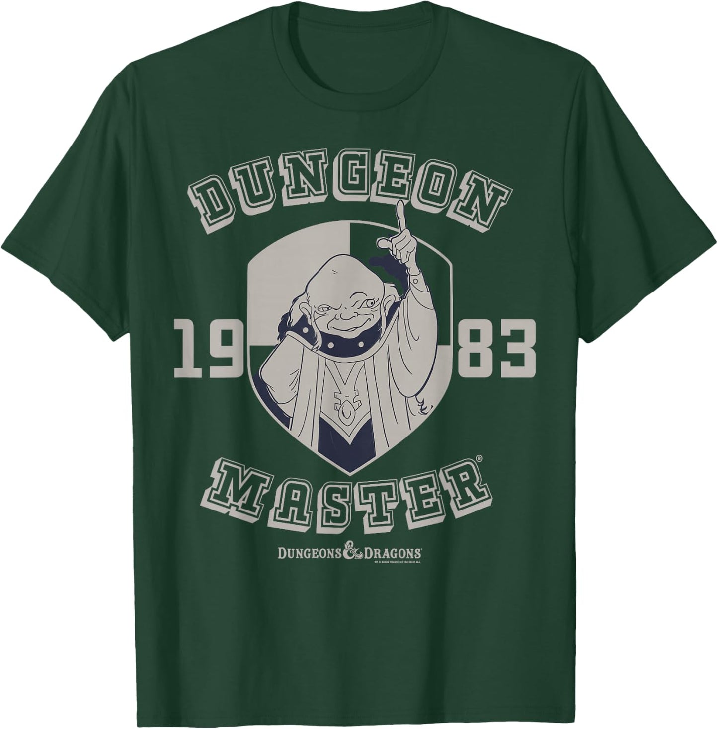 Dungeons & Dragons Dungeon Master 1983 Shield T-Shirt - T-Shirt | Forest