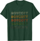 Love Heart Boycott Grunge Vintage Style Black Boycott T-Shirt - T-Shirt | Forest