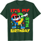 It's My 8th Birthday Dabbing Puzzle Pieces Autism Awareness T-Shirt - T-Shirt | Forest