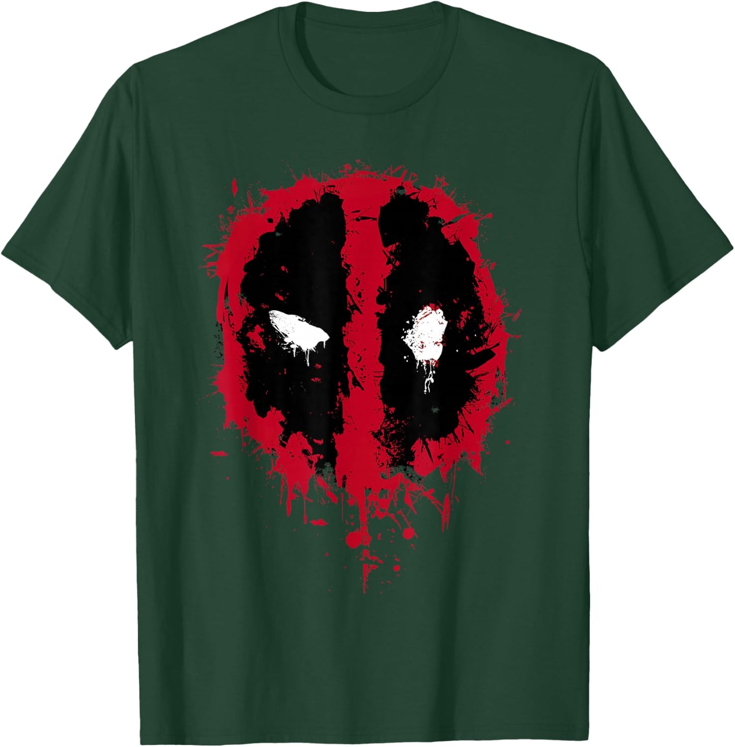 Marvel Deadpool Paint Splatter Logo T-Shirt - T-Shirt | Forest