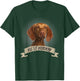 Short Haired Hungarian Magyar Vizsla Best Buddy Portrait T-Shirt - T-Shirt | Forest