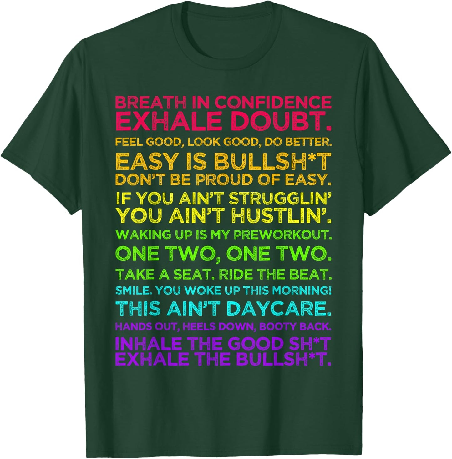 Alex Toussaint Motivational Quotes T-Shirt - T-Shirt | Forest