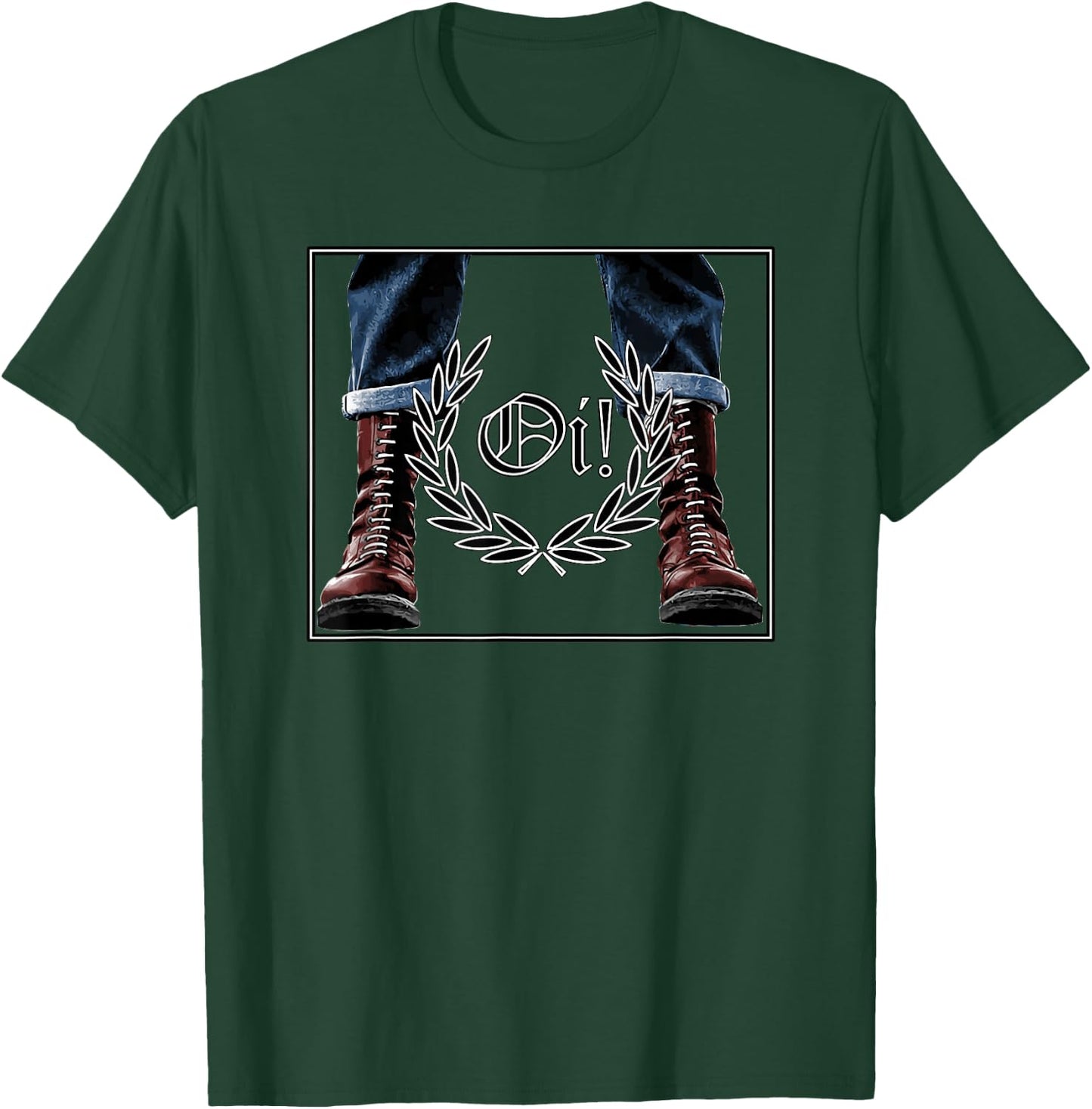 Skinhead Music Oi! Oi! Oi! T-Shirt - T-Shirt | Forest