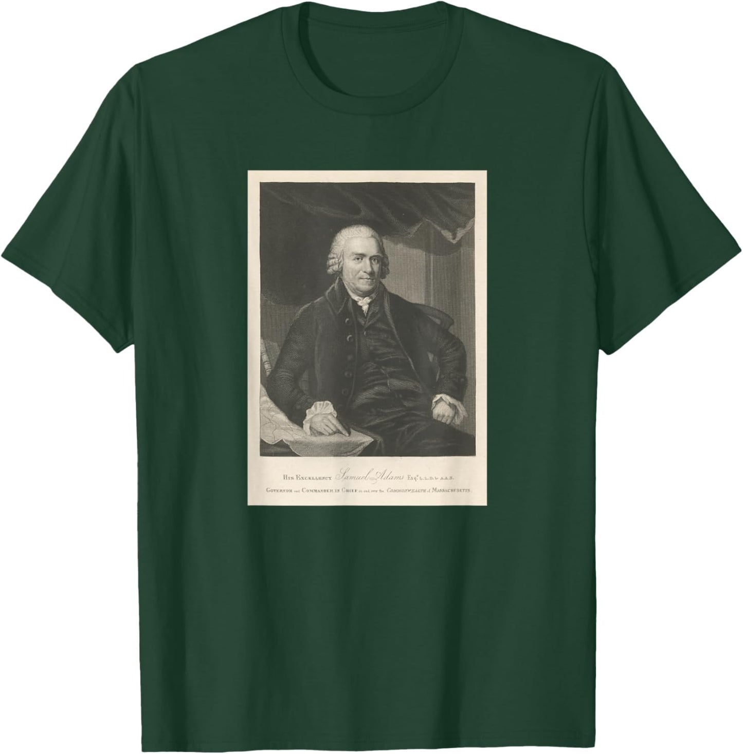 Samuel Adams Illustrative Portrait (1880) T-Shirt - T-Shirt | Forest