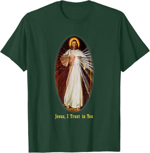 Divine Mercy Jesus I trust in You T-Shirt - T-Shirt | Forest