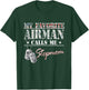 My Favorite Airman Calls Me Stepmom US Air Force Family T-Shirt - T-Shirt | Forest