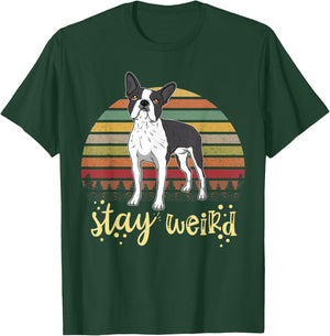 Boston Terrier Boston-Bulldog T-Shirt - T-Shirt | Forest