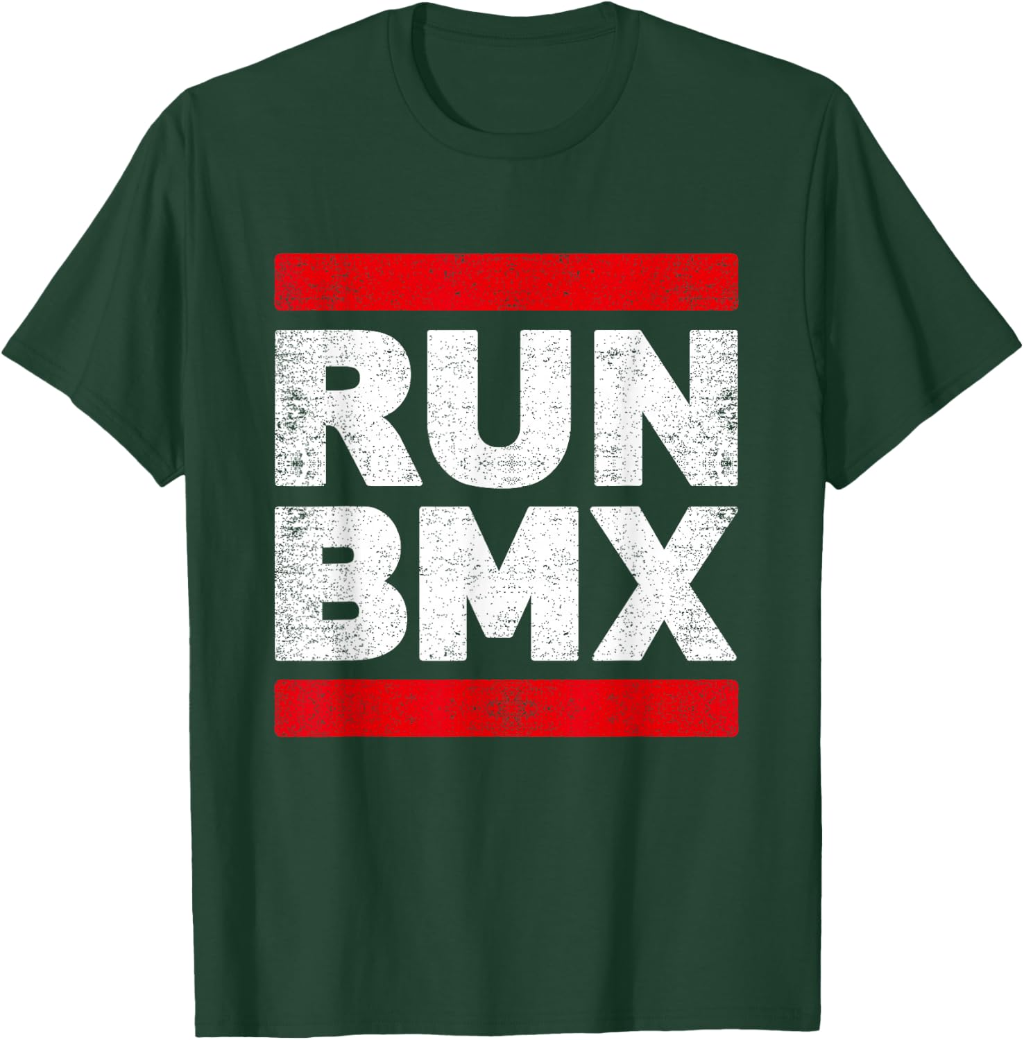 BMX Vintage Shirt Bicycle Gift Run BMX T-Shirt - T-Shirt | Forest
