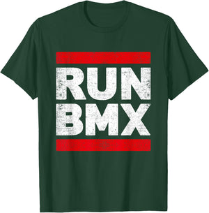 BMX Vintage Shirt Bicycle Gift Run BMX T-Shirt - T-Shirt | Forest