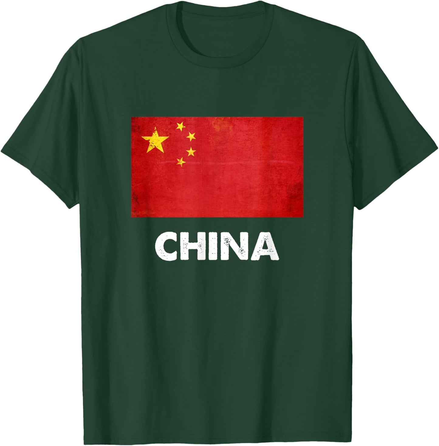 China Flag Shirt | Chinese T-Shirt - T-Shirt | Forest