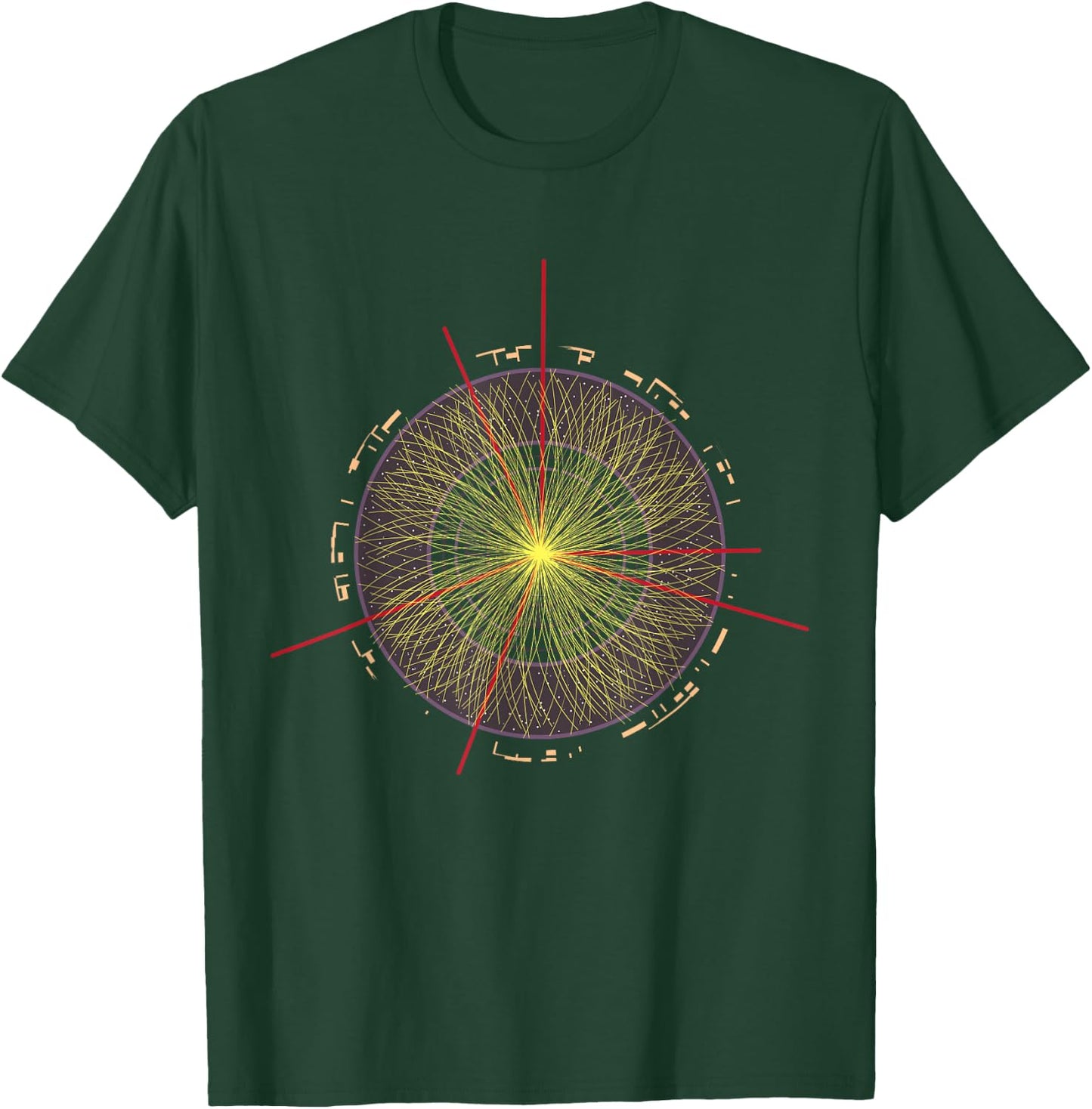 LHC Partial Physics Hadron Atomic Accelerator T-Shirt - T-Shirt | Forest