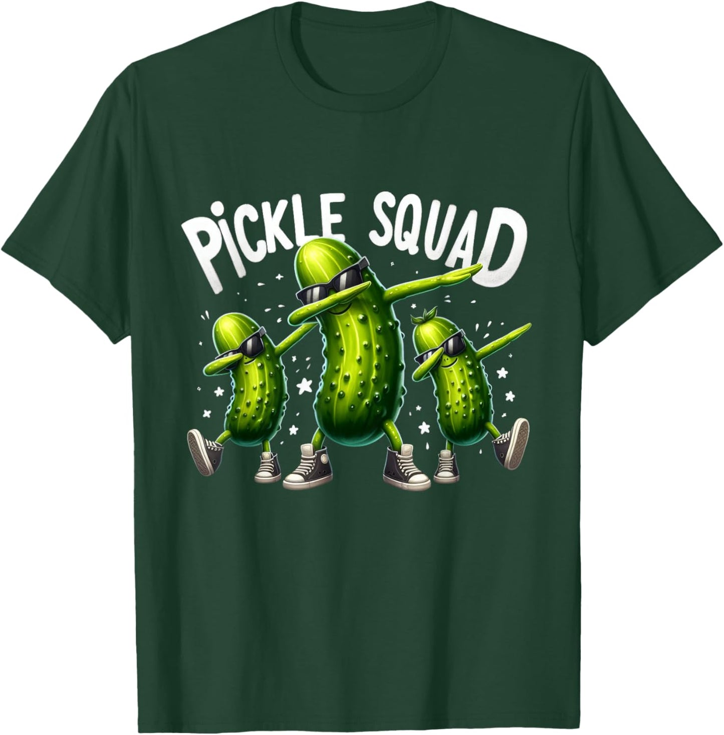Pickle Squad Vegan Dill Big Dill Gang Lovers Pickle Lover T-Shirt - T-Shirt | Forest