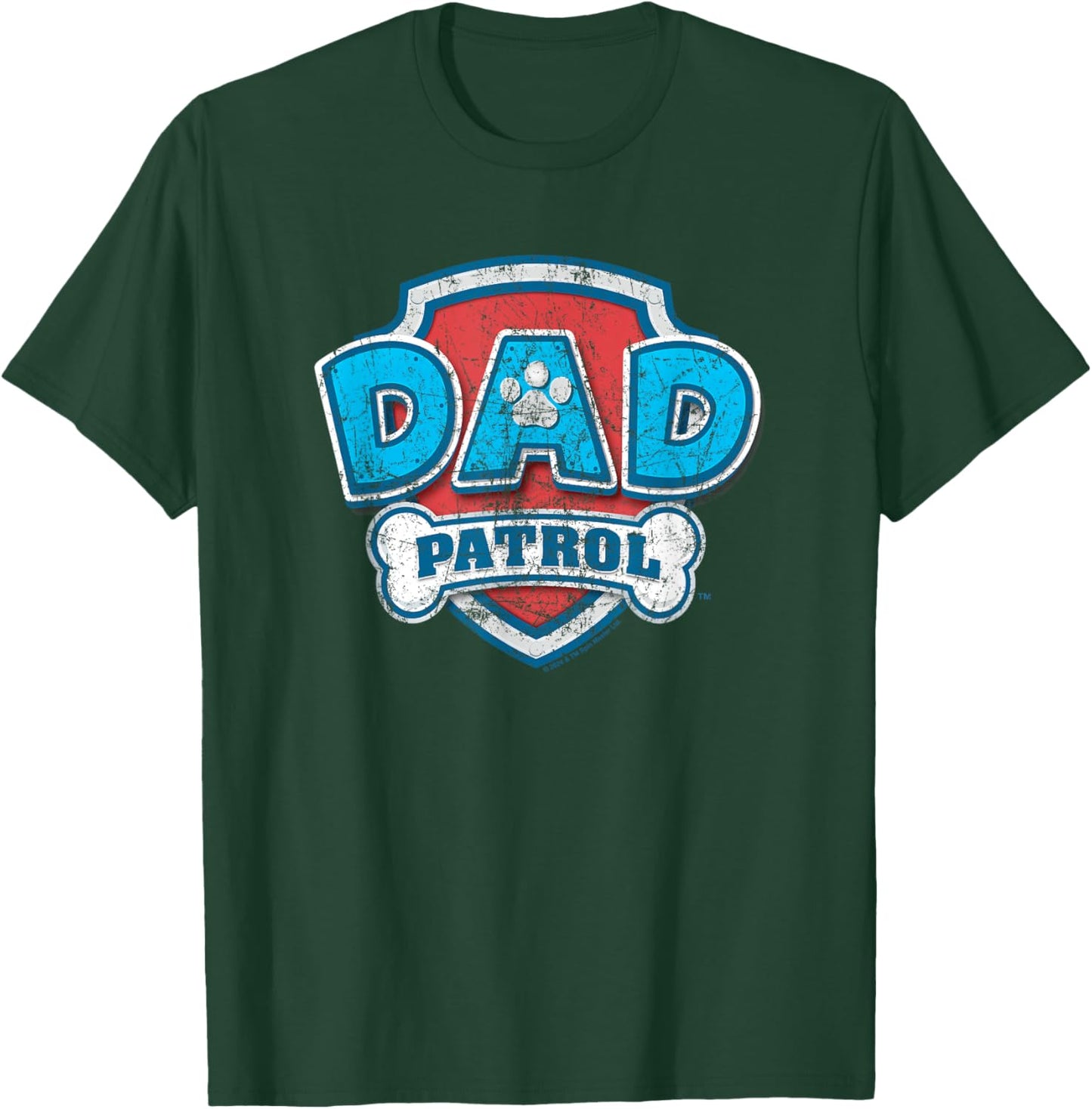 Paw Patrol Father's Day Dad Patrol T-Shirt - T-Shirt | Forest