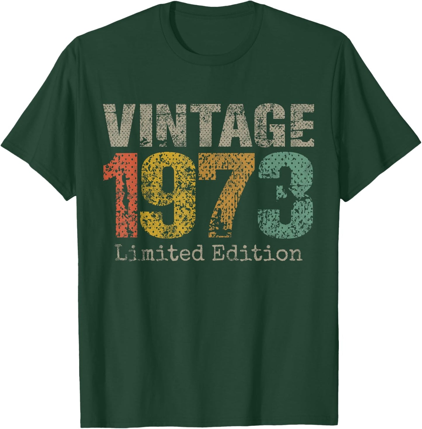 Vintage 1973 Limited Edition 52nd Birthday Gifts 52 Year Old T-Shirt - T-Shirt | Forest