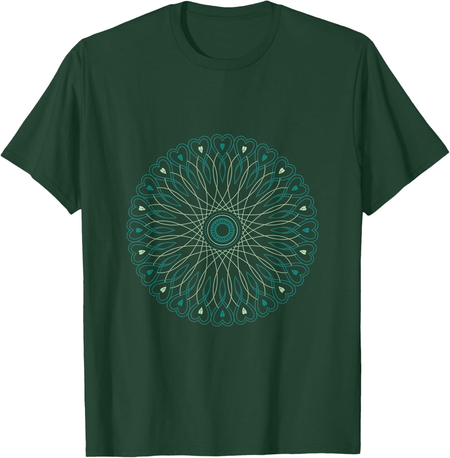 Dawali Hindu Mandala T-Shirt - T-Shirt | Forest