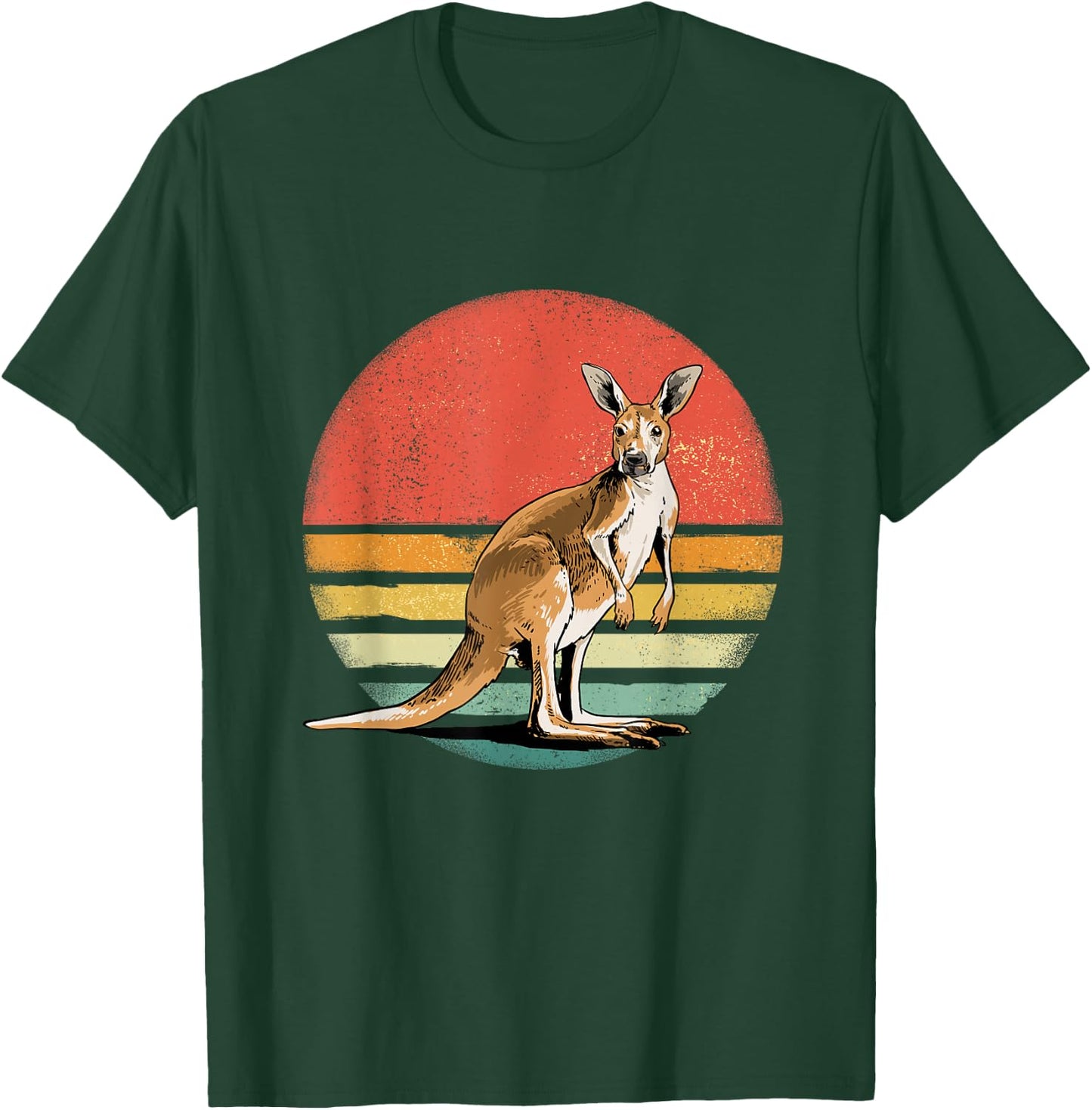 Retro Vintage Kangaroo Shirt For Kangaroo Lovers T-Shirt - T-Shirt | Forest