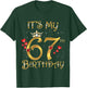 It's My 67th Birthday, 67 Years Old, 67th Birthday Queen T-Shirt - T-Shirt | Forest