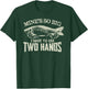 Vintage Mines So Big I Have To Use Two Hands Funny Fishing T-Shirt - T-Shirt | Forest