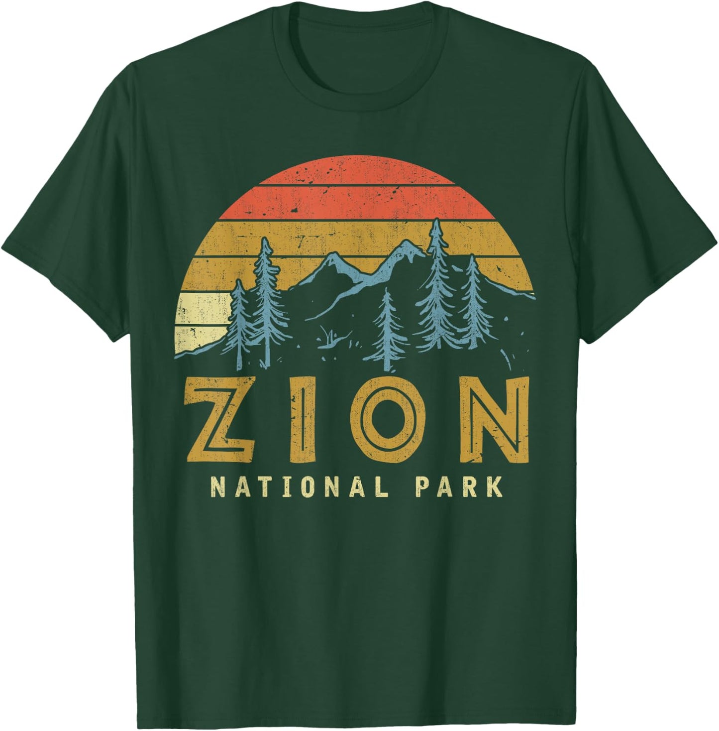 Zion National Park Shirt, US National Park in Utah T-Shirt - T-Shirt | Forest