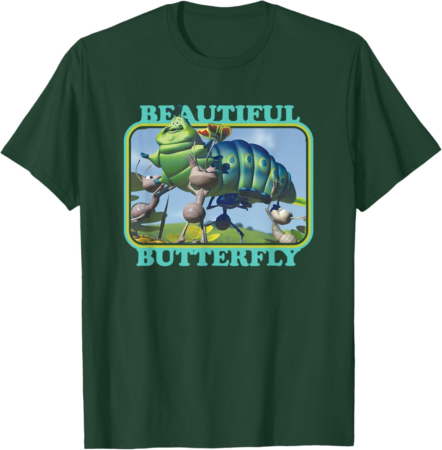Disney Pixar A Bug's Life Secret Beautiful Butterfly T-Shirt - T-Shirt | Forest