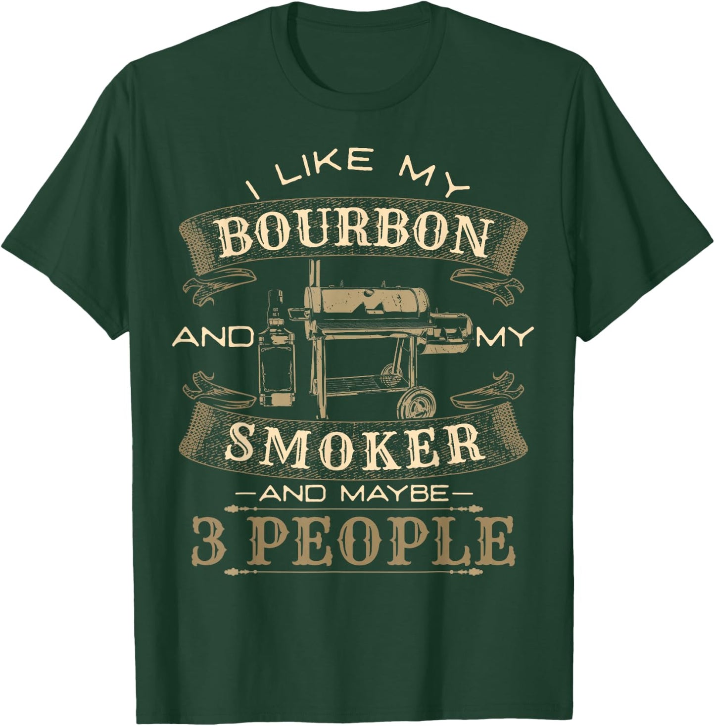 Funny BBQ Grillmaster T-Shirt - T-Shirt | Forest