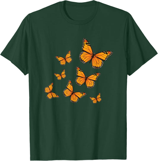 Monarch Butterflies T-Shirt - T-Shirt | Forest