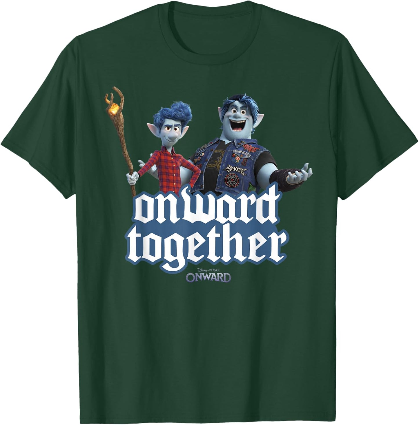 Disney Pixar Onward Barley & Ian Onward Together T-Shirt - T-Shirt | Forest