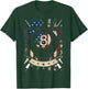 Pool Snooker Billiards Player 8 Ball USA American Flag Women Men T-Shirt - T-Shirt | Forest