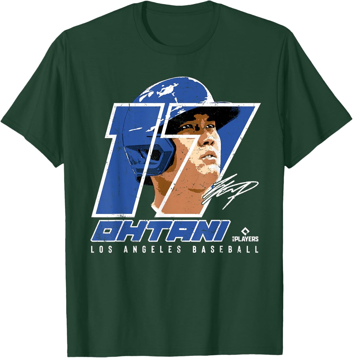 Silhouette Shohei Ohtani Los Angeles MLBPA T-Shirt - T-Shirt | Forest