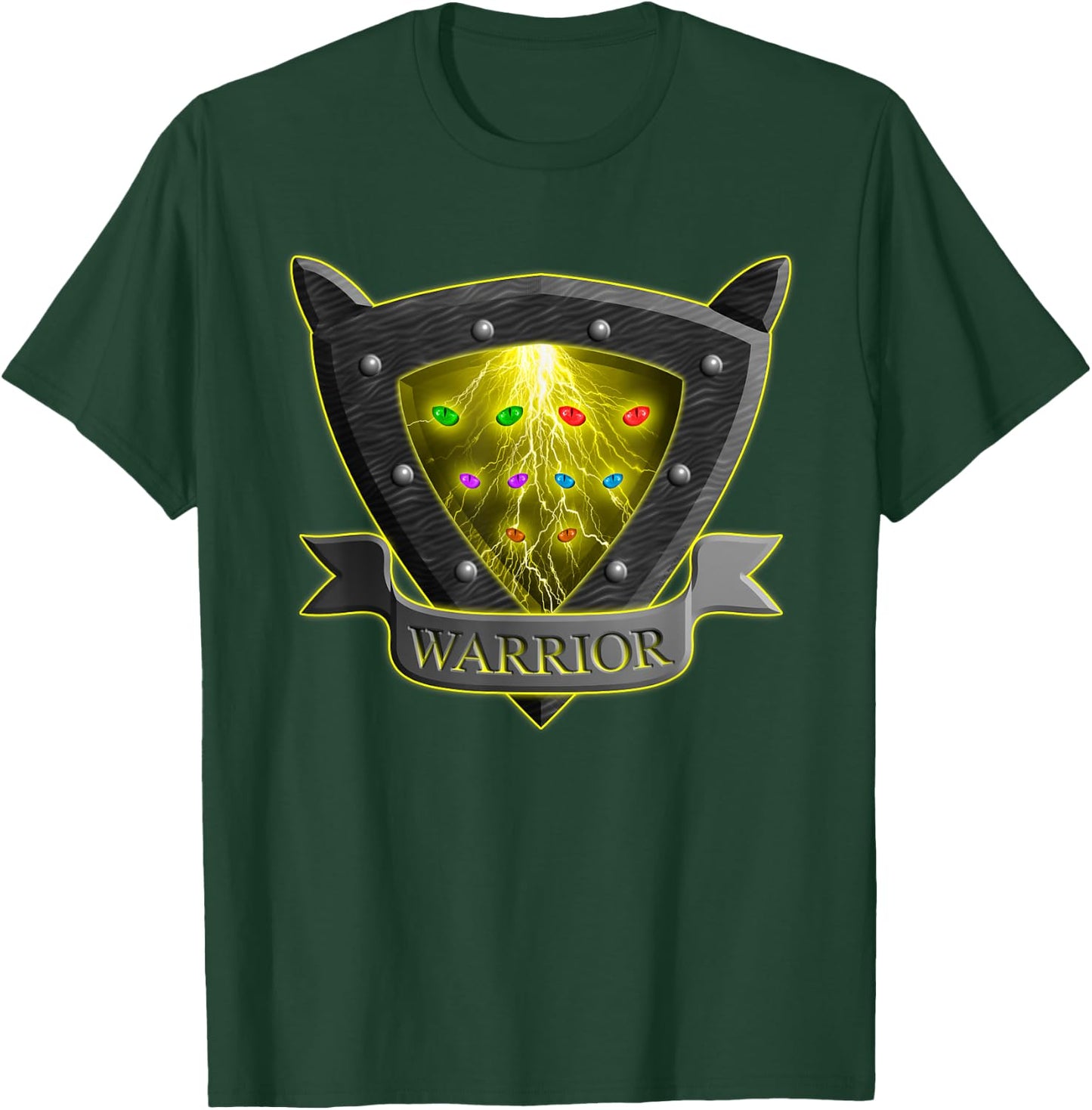 Cat Shield Eyes Thunder Funny for Kids T-Shirt - T-Shirt | Forest