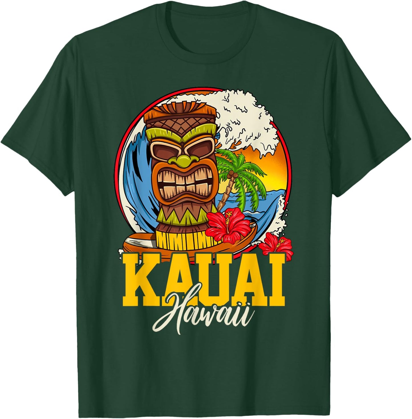 Kauai Hawaii T-Shirt - T-Shirt | Forest